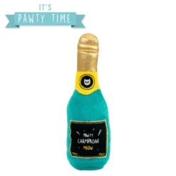 Ancol - Pawty Champagne Cat Kicker Toy With Catnip