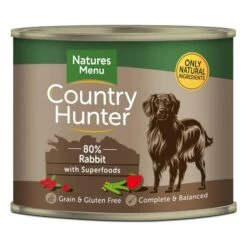 Natures Menu Country Hunter Rabbit & Cranberry Tins (6x600g)