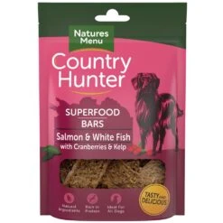 Natures Menu Country Hunter Superfood Bars Salmon & White Fish With Cranberries & Kelp