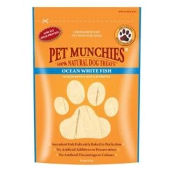 Pet Munchies Ocean White Fish Strips 100g