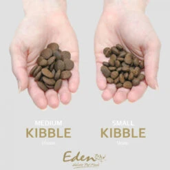 Eden 80/20 Country Cuisine Small Kibble -Pet Supplies Sale 2 kibblesizecomparison