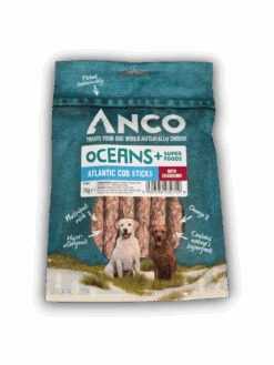 Anco Oceans+ Atlantic Cod Stick With Cranberry 70g