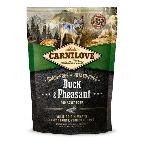 Carnilove Duck & Pheasant Adult Dry Dog Food 1.5kg 3 Carnilove Duck & Pheasant Adult Dry Dog Food 1.5kg