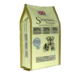 Simpsons 80/20 Adult Dog Food Mixed Meat & Fish, 12kg