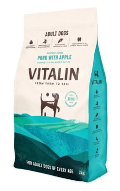 Vitalin Adult Pork With Apple Dog Food