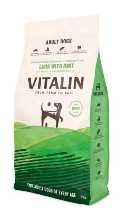 Vitalin Adult Lamb And Mint Dog Food