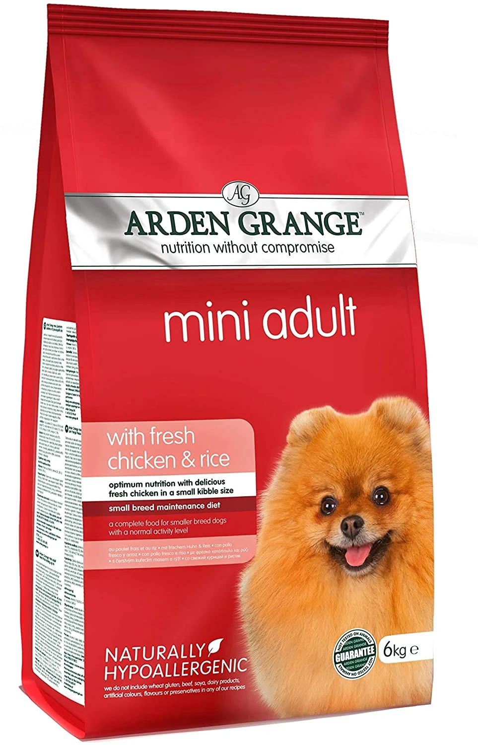 Arden Grange Mini Adult Dry Dog Food With Fresh Chicken And Rice, 3 Arden Grange Mini Adult Dry Dog Food With Fresh Chicken And Rice,
