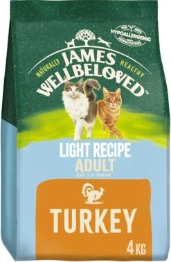 James Wellbeloved Adult Cat Food Light Turkey & Rice 4kg