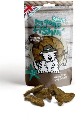 Dog Gone Fishin Mackerel And Herring Bakes 75gm