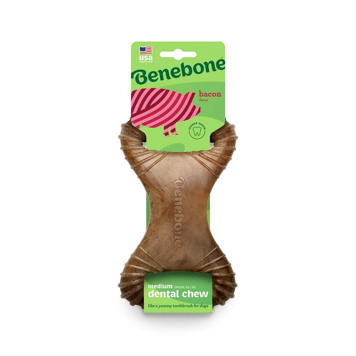 Benebone Dental Chew - Bacon 4 Benebone Dental Chew - Bacon - Image 2