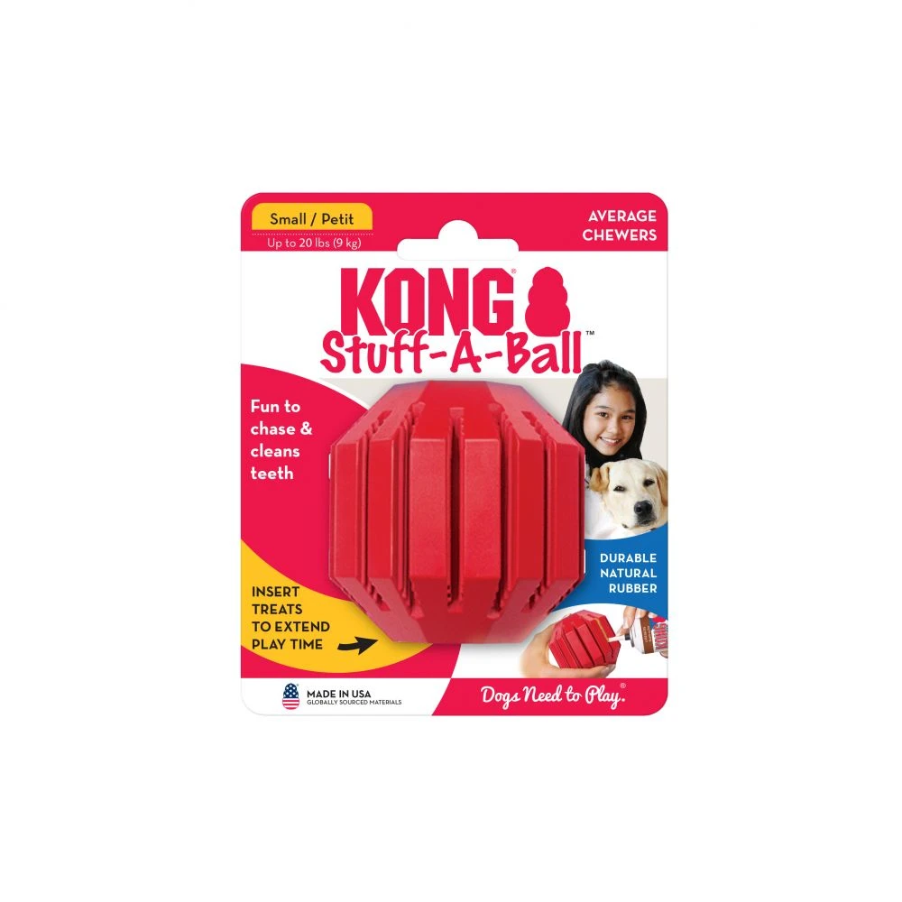 KONG - Stuff-A-Ball - Treat Dispensing And Teeth Cleaning Dog Toy 4 KONG - Stuff-A-Ball - Treat Dispensing And Teeth Cleaning Dog Toy - Image 2