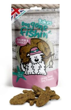 Dog Gone Fishin Salmon And Parsley Bakes 75gm