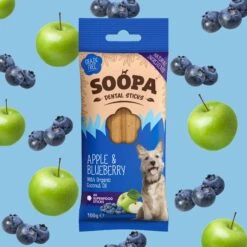 Soopa - Apple & Blueberry Dental Sticks