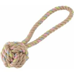 Beco Hemp Rope Ball On Loop Tough Dog Toy -Pet Supplies Sale beco hemp rope ball dog toy dog toys beco love my hound medium