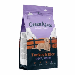 GreenAcres Turkey & Rice Senior / Light Dry Dog Food