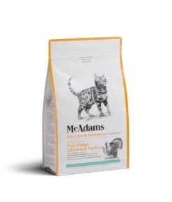 McAdams British Free-Range Chicken With Free Range Turkey Cat