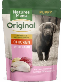 Natures Menu Chicken & Lamb Puppy Pouches (8x300g)